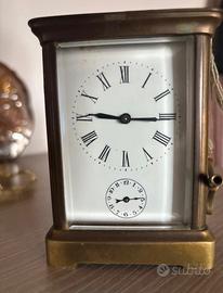 Orologio da viaggio con cassa in ottone