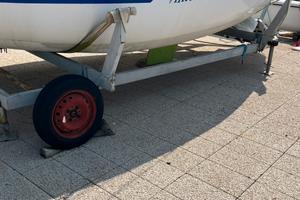 Carrello barca da cantiere