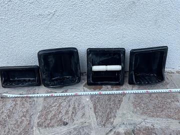 Portasapone e portacarta igienica