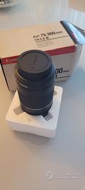 Canon EF 75-300 mm f/4-5.6 III teleobiettivo zoom