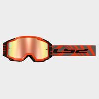 Ls2 maschera cross charger pro arancio