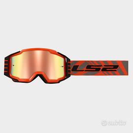 Ls2 maschera cross charger pro arancio