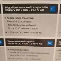 Frigo termoelettrico portatile