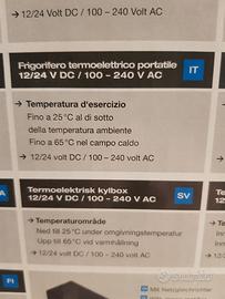 Frigo termoelettrico portatile