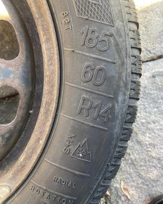 Gomme invernali termiche 185 60 R14