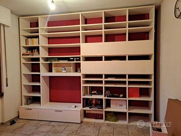 libreria mobile tv Lema bianca
