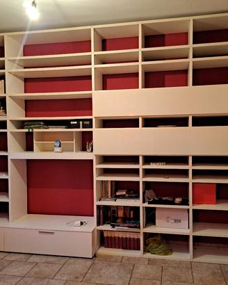 libreria mobile tv Lema bianca