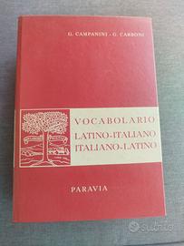 dizionario latino italiano/ italiano latino 