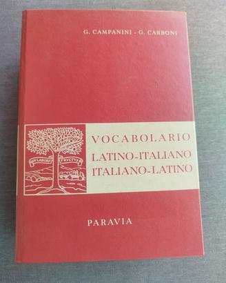 dizionario latino italiano/ italiano latino 