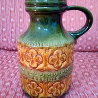 Vaso in ceramica smaltata artistica