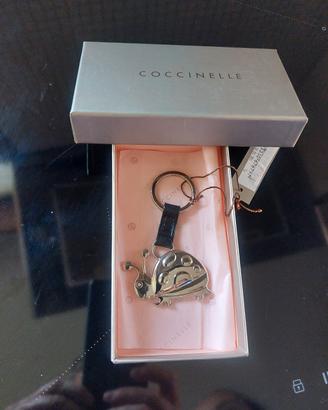 portachiavi in acciaio coccinella