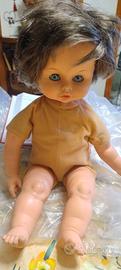 Ciccio bambola anni 70 con capelli scuri 