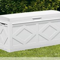 Contenitore maxi box  scab in resina bianco avorio