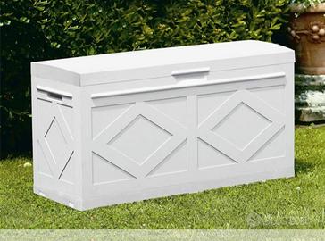 Contenitore maxi box  scab in resina bianco avorio