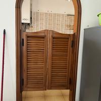 Porta saloon in legno massello