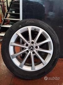 CERCHI IN LEGA ORIGINALI M.B. R 17 + GOMME