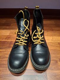 anfibi 41 stivali stringati platform