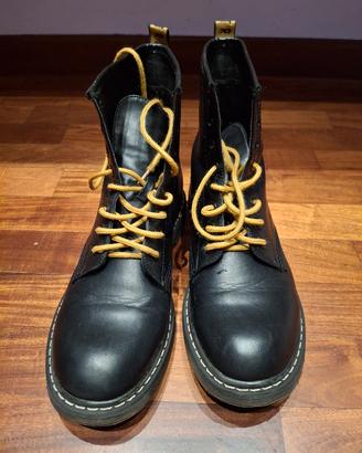 anfibi 41 stivali stringati platform