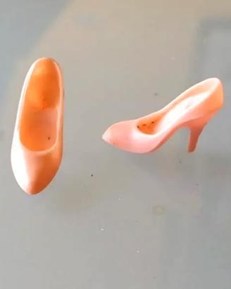 Mattel Barbie Scarpe Fior di Pesco ? vintage
