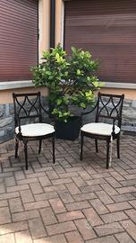 poltrona in legno di ciliegio