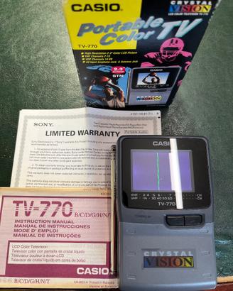 CASIO TV-770B 2.3" screen Color LCD Picture