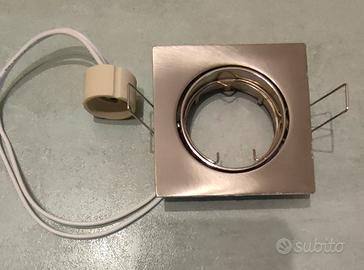 Set 13 pz. portafaretto incasso quadrato