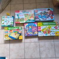 Set 6 giochi in scatola