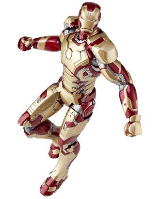 Sci-fi revoltech 049 iron man mark xlii action fig