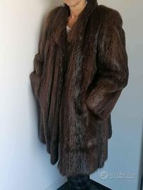 Giaccone di pelliccia in castorino