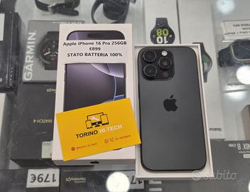 Apple iPhone 16 Pro 256GB - BATTERIA 100%