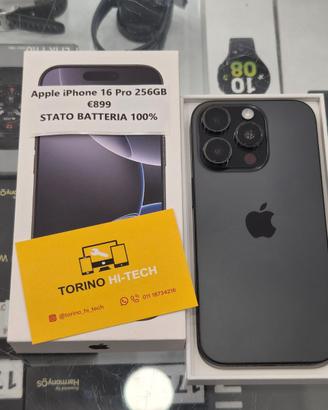 Apple iPhone 16 Pro 256GB - BATTERIA 100%