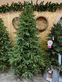 Albero di natale luci integrate 2,40m