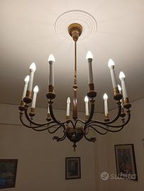 Lampadario a 12 Luci Mid-Century anni 50