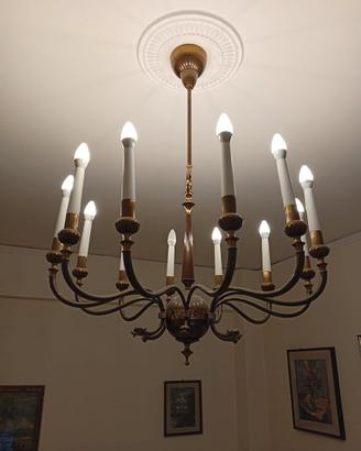 Lampadario a 12 Luci Mid-Century anni 50