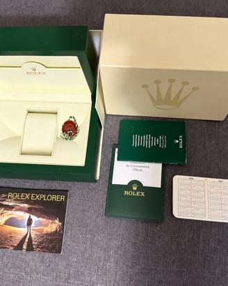 Scatola rolex full set
