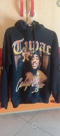 felpa tupac con cappuccio
