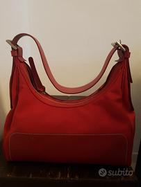 Borsa originale Hogan Pelle e tessuto colore rosso