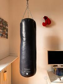 Sacco boxe 120 peso 20kg con guantoni Decathlon