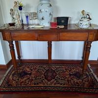 Tavolo / Consolle antica in legno con allunghe