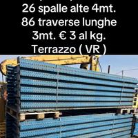 scaffali porta pallet