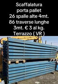 scaffali porta pallet