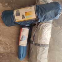 lotto materiale da campeggio tende