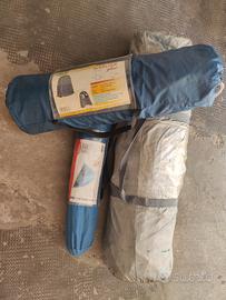 lotto materiale da campeggio tende
