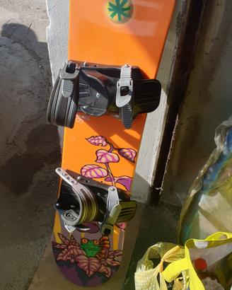 tavola snowboard ragazzo 107 con attacchi