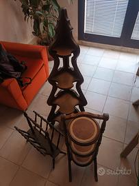 Porta oggetti porta riviste angolare