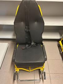 2 sedie trasporto disabili ancorabili