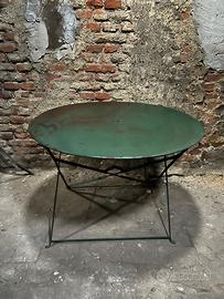 Tavolo pieghevole vintage verde foresta