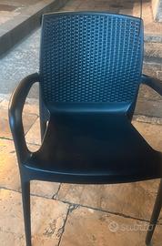 poltrona  in polipropilene per bar, ristoranti 