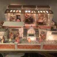 Presepe napoletano stile romano animato