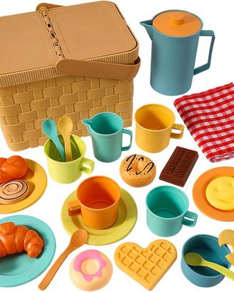 Giocattoli da Picnic con Cestino da Picnic Tappeto